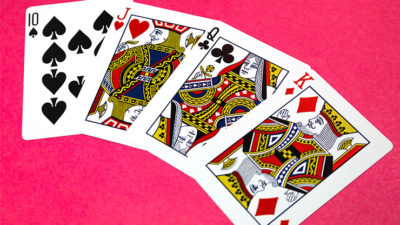 Butterfly Worker Marked Playing Cards, Pink by Ondrej Psenicka - Image 4