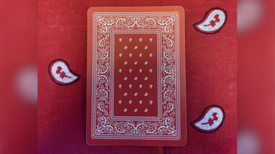 Bicycle Bandana, Red Playing Cards - Image 5