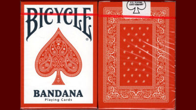 Bicycle Bandana Stripper, Red Playing Cards
