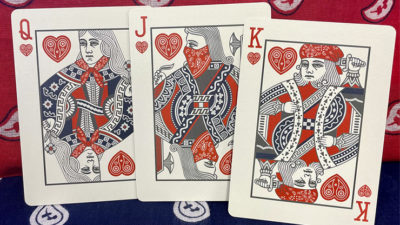 Bicycle Bandana, Blue Playing Cards - Image 3