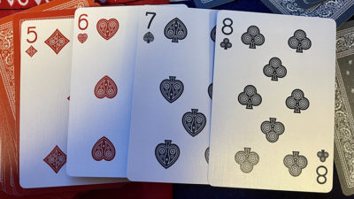 Bicycle Bandana, Blue Playing Cards - Image 5