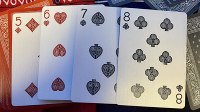 Bicycle Bandana Stripper, Blue Playing Cards - Image 2