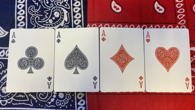 Bicycle Bandana Stripper, Blue Playing Cards - Image 3