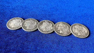 NORMAL MORGAN COIN, 5 Dollar Sized Replica Coins by N2G