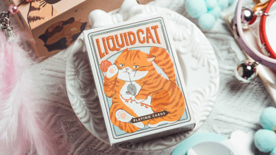Liquid Cat Playing Cards by 808 Magic and Bacon Card Magic