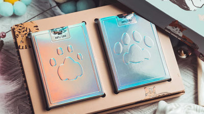 Holographic Naughty Dog and Liquid Cat Set Playing Cards by 808 Magic and Bacon Card Magic - Image 6