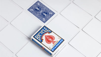 Magnetic Card - Bicycle Cards, 2 Per Package Blank Face Blue by Chazpro