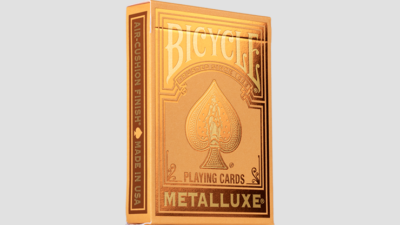 Bicycle Metalluxe Orange Playing Cards by US Card Magic Co.