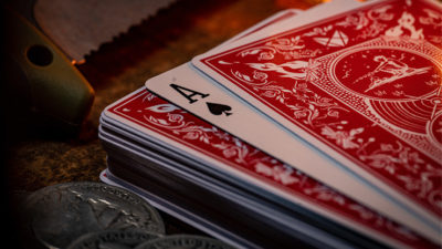 Bonfires Red, includes Card Magic Course by Adam Wilber and Vulpine - Image 2