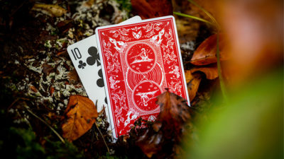Bonfires Red, includes Card Magic Course by Adam Wilber and Vulpine