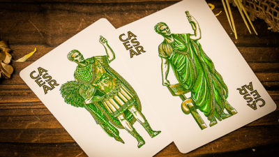 Caesar, Green Playing Cards by Riffle Shuffle - Image 2
