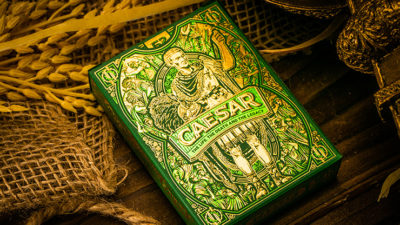Caesar, Green Playing Cards by Riffle Shuffle
