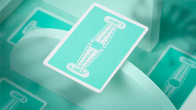 Jerry's Nugget Monotone, Tiffany Blue Playing Cards - Image 2