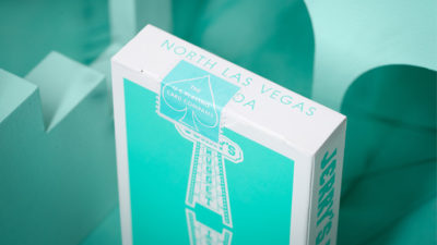 Jerry's Nugget Monotone, Tiffany Blue Playing Cards - Image 6
