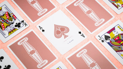 Jerry's Nugget Monotone, Rose Gold Playing Cards - Image 4