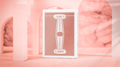 Jerry's Nugget Monotone, Rose Gold Playing Cards
