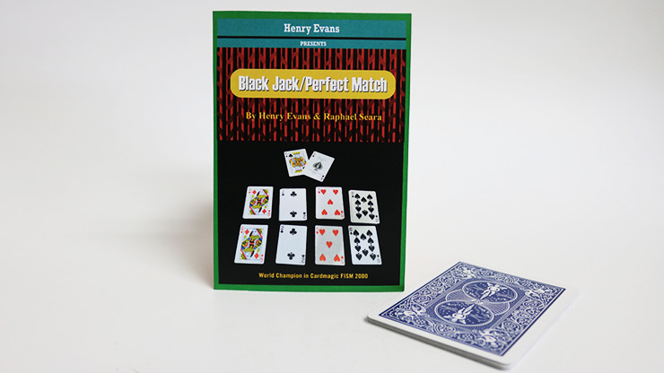 Black Jack/ Perfect Match Blue, Gimmicks and Online Instructions by Henry Evans and Raphael Seara