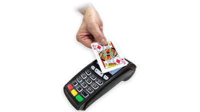 Credit Card Holder, Made from Red Bicycle cards by Joker Magic