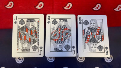 Gilded Bicycle Bandana, Red Playing Cards - Image 5