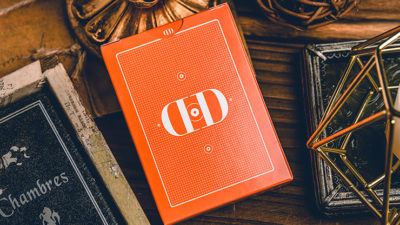 Smoke & Mirrors V9, Orange Edition Playing Cards by Dan & Dave - Image 2