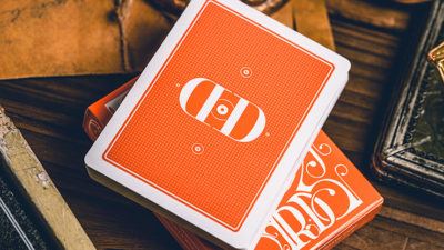 Smoke & Mirrors V9, Orange Edition Playing Cards by Dan & Dave - Image 3