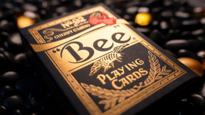Limited Bee X Cherry 3 deck Set, Blue, Red and Black Playing Cards