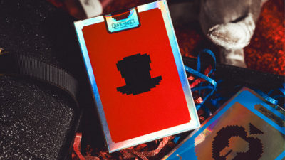 Limited Holographic Edition Surprise Deck V5, Red Playing cards by Bacon Card Magic Company - Image 2