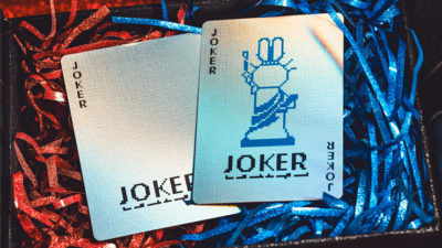 Limited Holographic Edition Surprise Deck V5, Blue Playing cards by Bacon Card Magic Company - Image 5