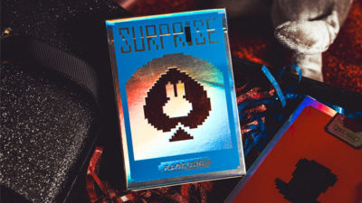 Limited Holographic Edition Surprise Deck V5, Blue Playing cards by Bacon Card Magic Company