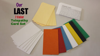 Mental Telepathy Cards, Color by Chazpro Magic