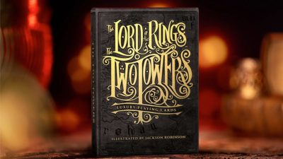 The Lord of the Rings - Two Towers Playing Cards, Gilded Edition by Kings Wild