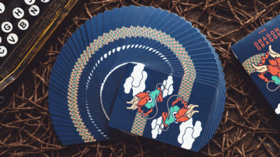 The Dragon, Blue Playing Cards - Image 2