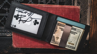 FPS Wallet True BlacK Leather, Gimmicks and Online Instructions by Magic Firm - Image 5