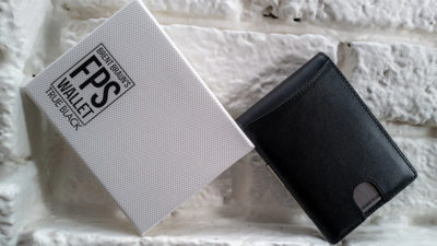 FPS Wallet True BlacK Leather, Gimmicks and Online Instructions by Magic Firm