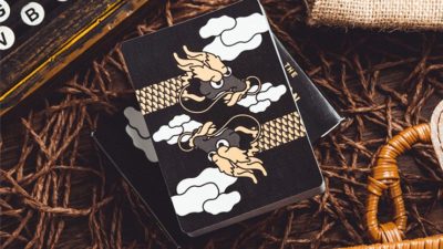 The Dragon, Black Gilded Playing Cards - Image 4
