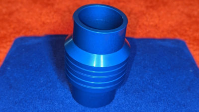 Penny Tube, Aluminum Blue by Chazpro Magic