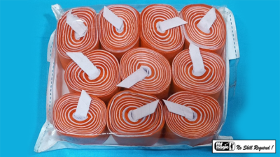 Mouth Coil 60ft/10ct, Orange/White by Mr. Magic