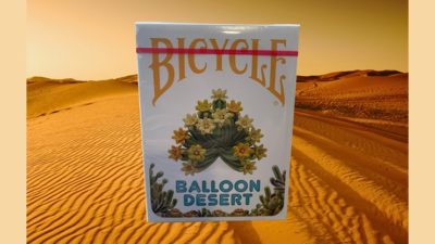 Bicycle Balloon Desert, Stripper Playing Cards