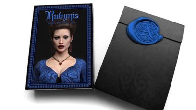 Rubynis Royal Playing Cards Blue Wax Seal, Limited Edition