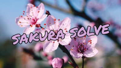 SAKURA SOLVE by Cyril Hubert and JJ Team video (Download)