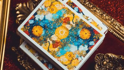 Van Gogh Zinnias, Numbered- Seal Playing Cards - Image 2