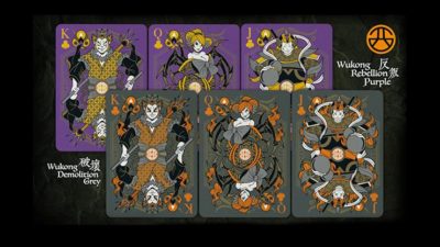 Bicycle Bull Demon King, Demolition Grey Playing Cards - Image 5