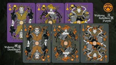 Bicycle Bull Demon King, Rebellion Purple Playing Cards - Image 2