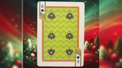 Bicycle Nutcracker, Red Gilded Playing Cards - Image 6