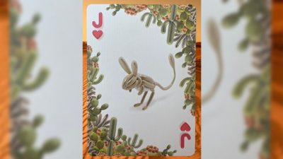Gilded Bicycle Balloon Desert Playing Cards - Image 3