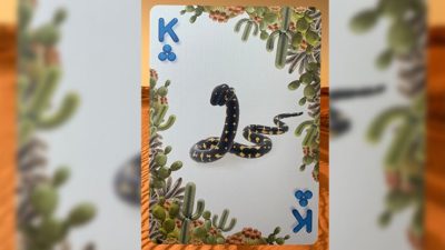 Gilded Bicycle Balloon Desert Playing Cards - Image 6