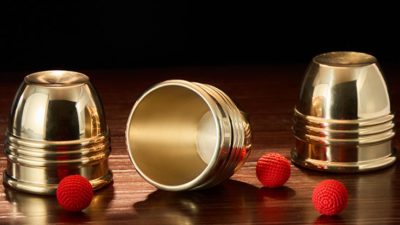 Cups and Balls Set, Brass by Bluether Magic and Raphael - Image 3