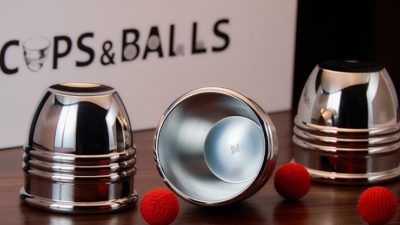 Cups and Balls Set, Stainless-Steel by Bluether Magic and Raphael - Image 2