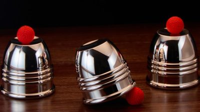 Cups and Balls Set, Stainless-Steel by Bluether Magic and Raphael - Image 3