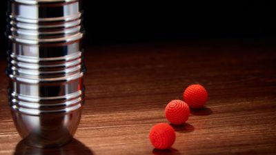 Cups and Balls Set, Stainless-Steel by Bluether Magic and Raphael - Image 5
